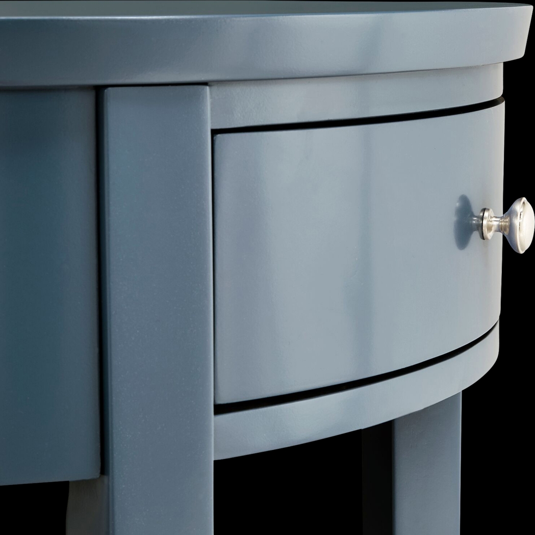 Spaulding Blue Accent Table - Thumbnail - Image 3