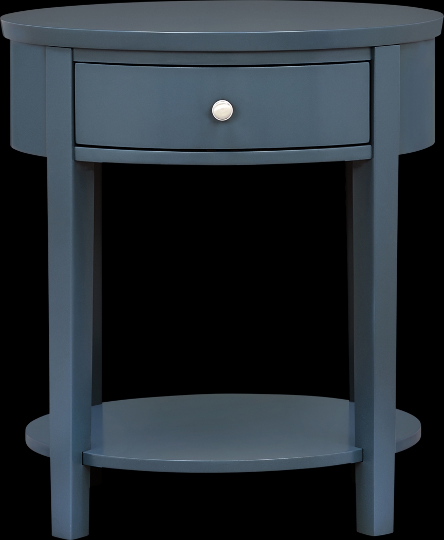 Spaulding Blue Accent Table - Thumbnail - Image 1