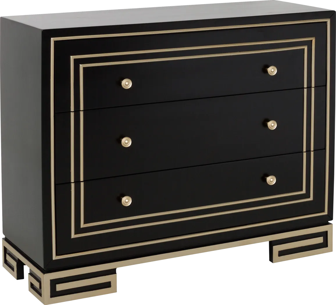 Spaxton Black Accent Cabinet - Thumbnail - Image 1