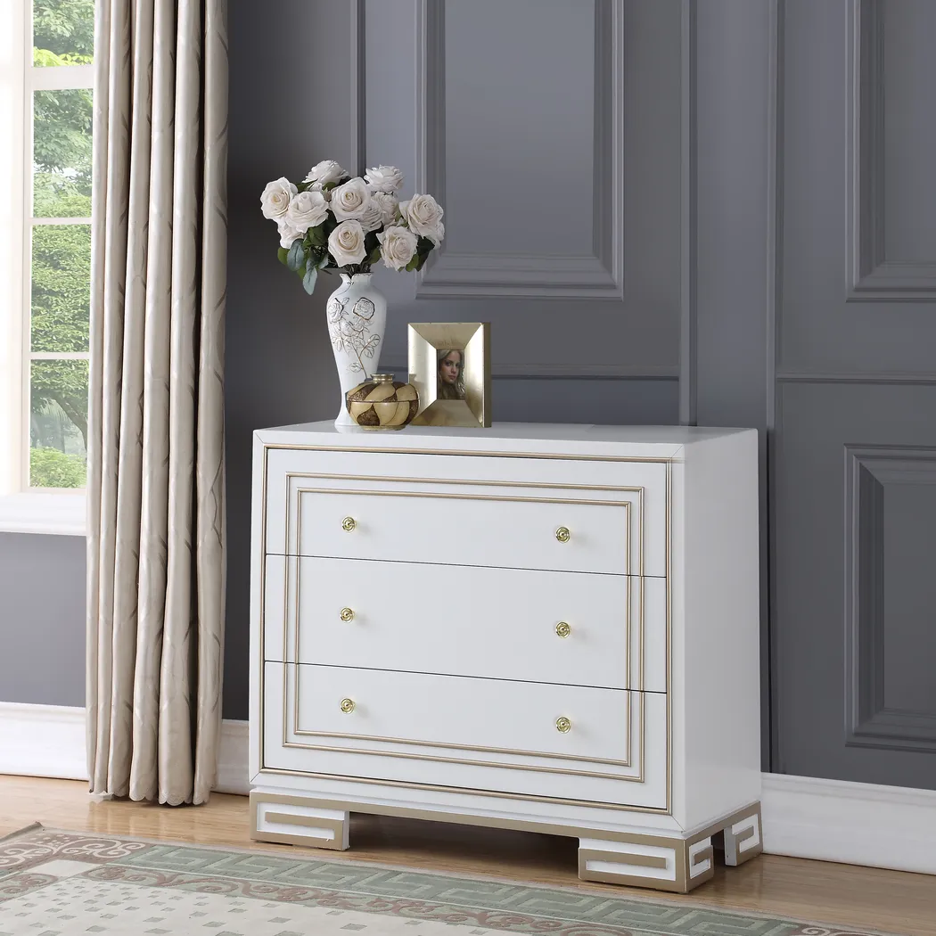 Spaxton White Accent Cabinet - Thumbnail - Image 2
