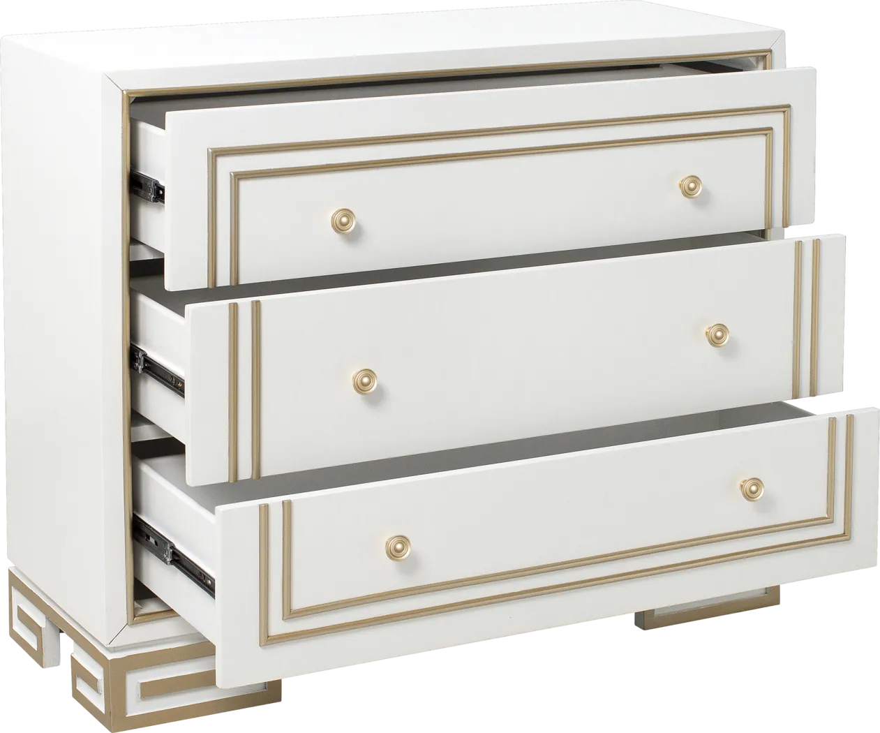 Spaxton White Accent Cabinet - Thumbnail - Image 3