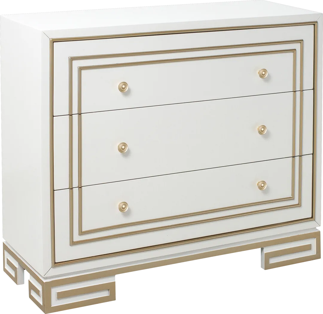 Spaxton White Accent Cabinet - Thumbnail - Image 1