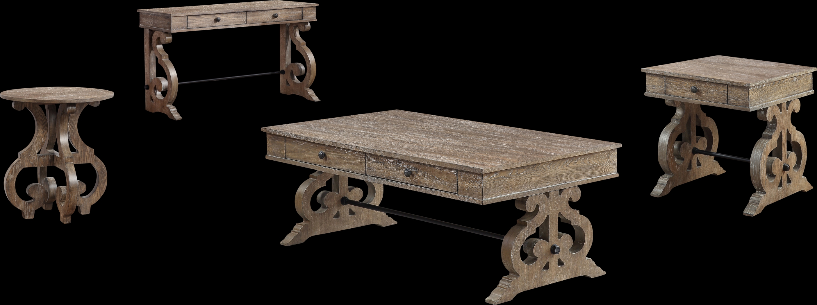 Spedale Brown Accent Table - Thumbnail - Image 5