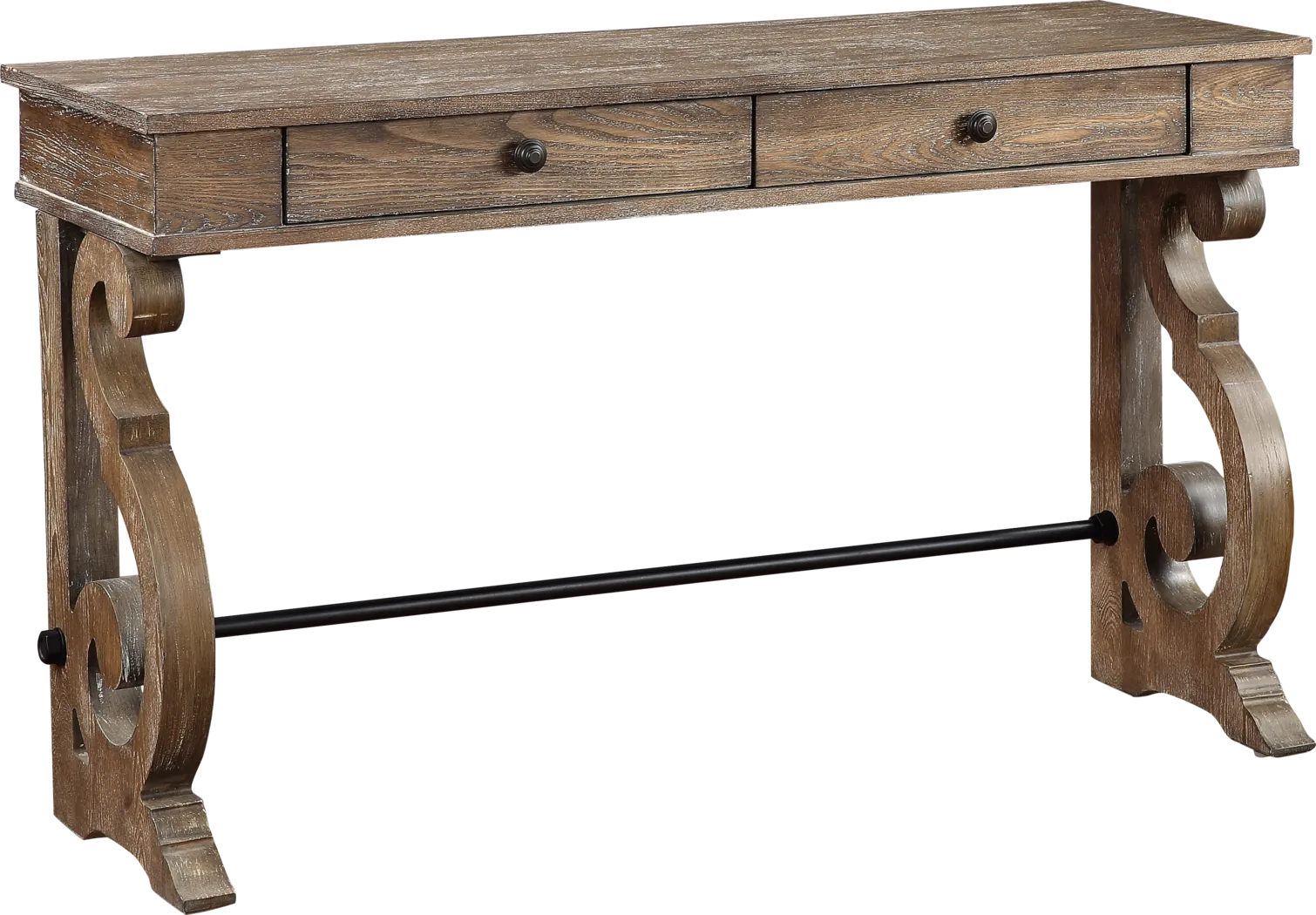 Spedale Brown Console Table - Thumbnail - Image 1