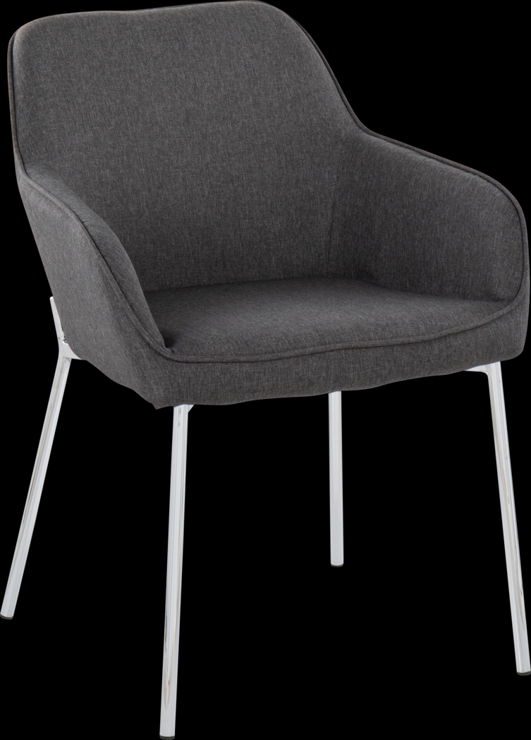 Speirit II Charcoal Arm Chair, Set of 2 - Thumbnail - Image 2