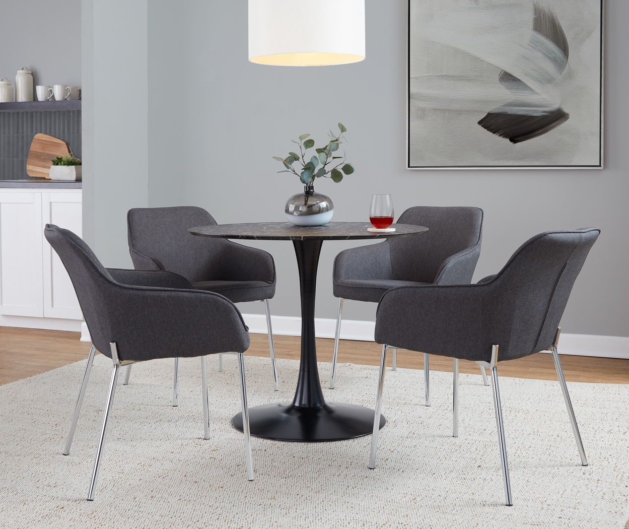 Speirit II Charcoal Arm Chair, Set of 2 - Thumbnail - Image 10