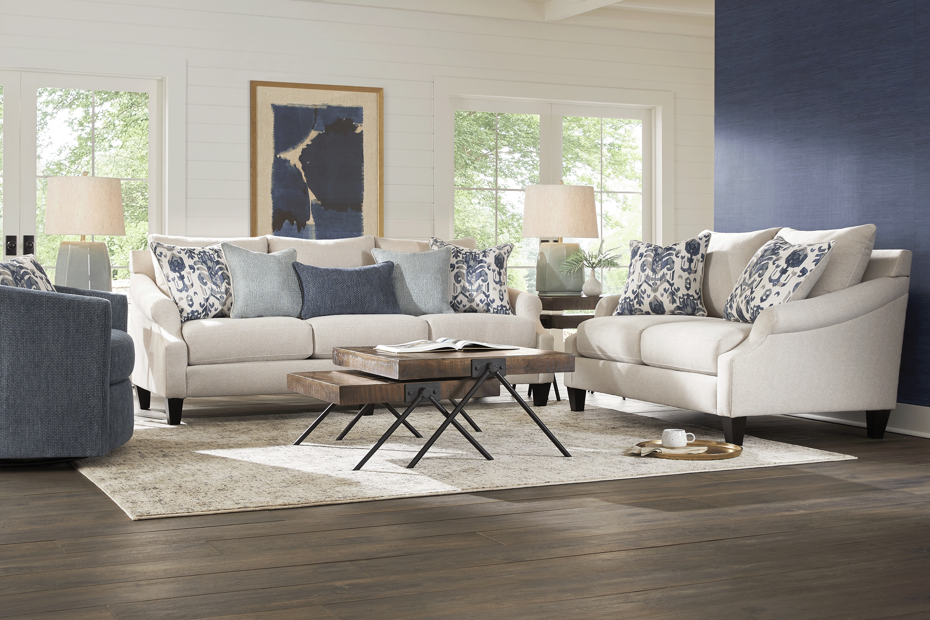 Spellman Beige 8 Pc Living Room - Thumbnail - Image 1