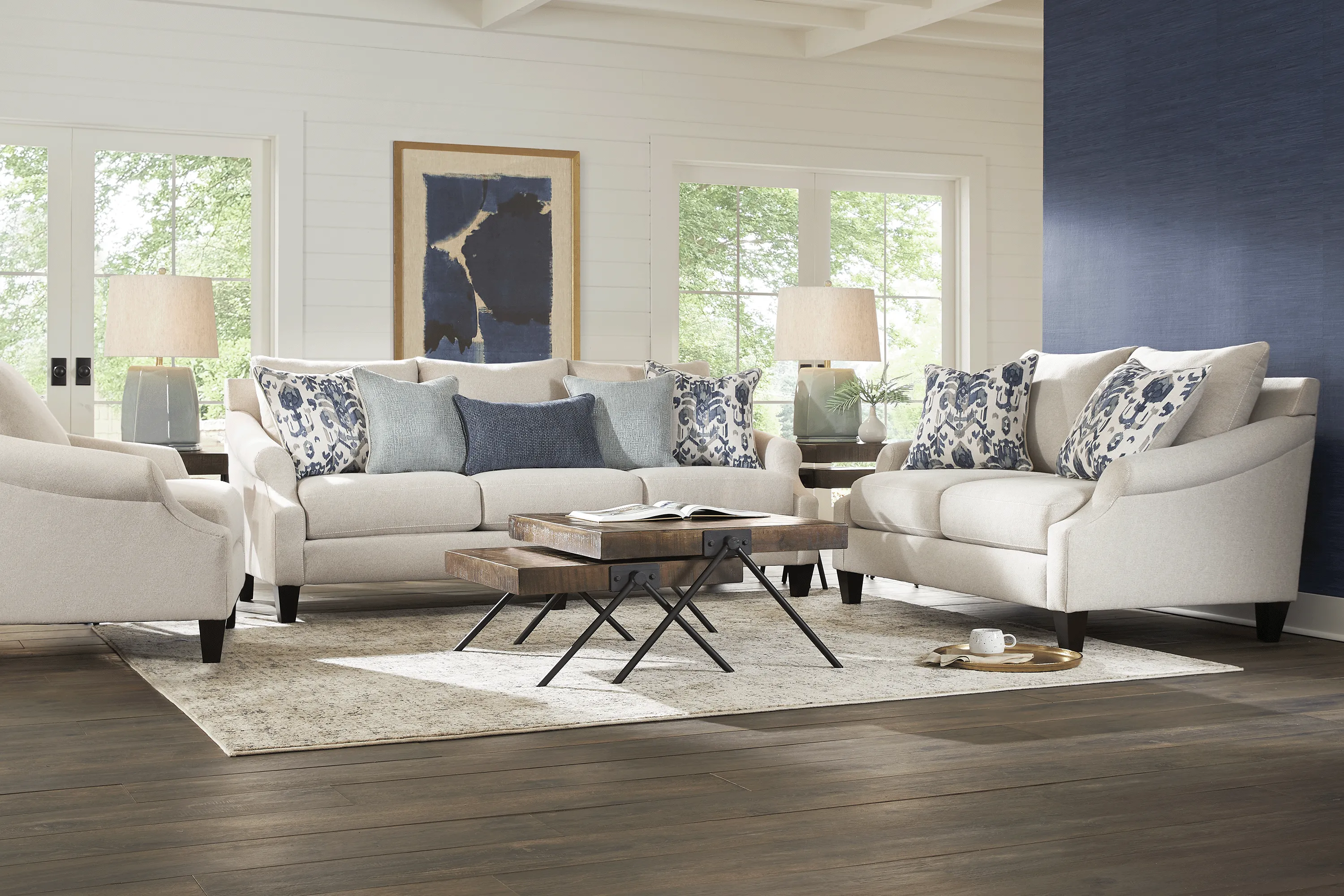 Spellman Beige 5 Pc Living Room - Thumbnail - Image 1