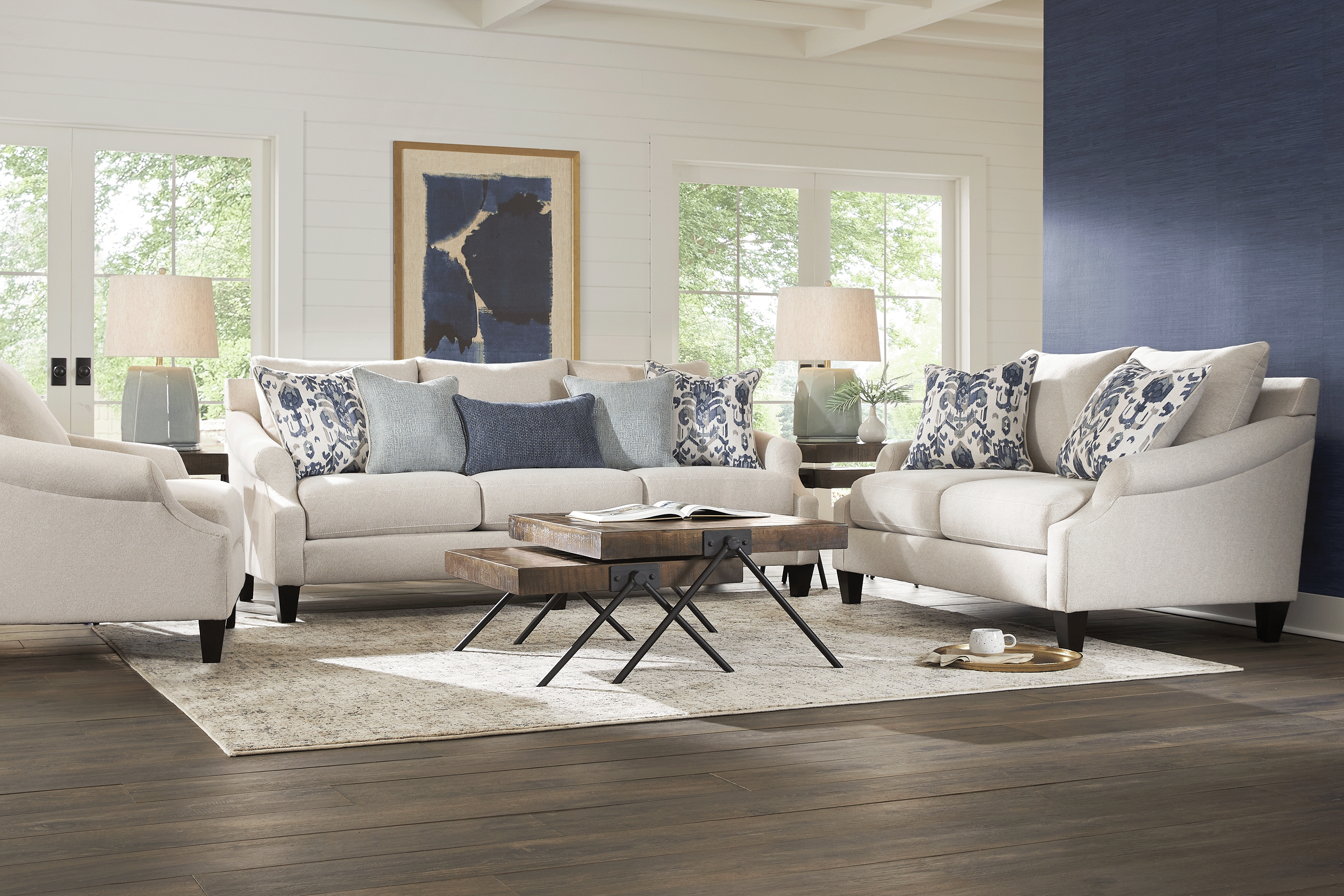 Spellman Beige 8 Pc Living Room - Thumbnail - Image 1