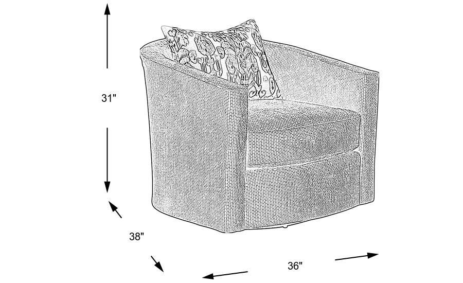 Dimension Image. Please refer to the Dimension Tab on this page for dimension details.