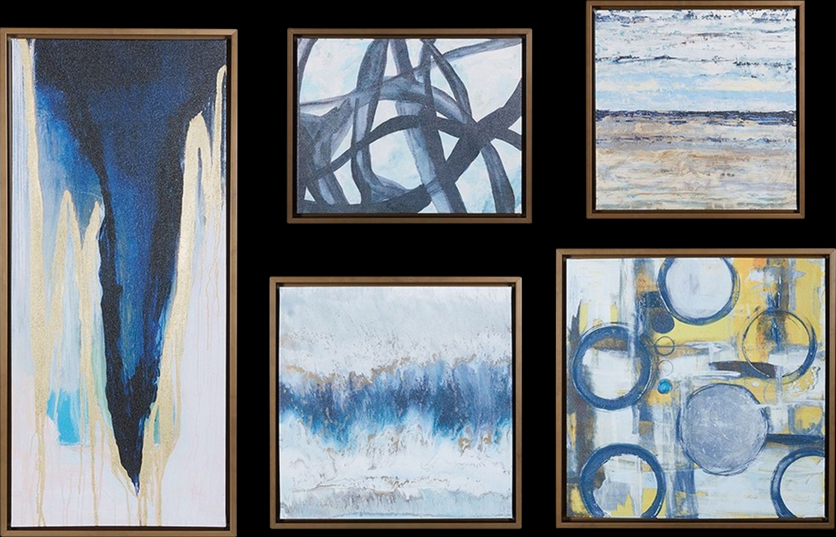 Spicurity Natural Wall Decor, Set of 5 - Thumbnail - Image 1