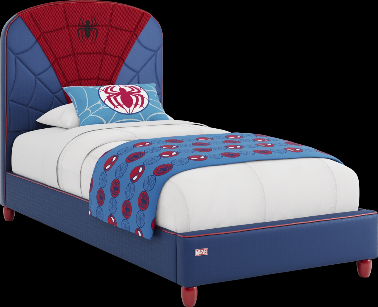 Spider-Man Twin Upholstered Bed - Thumbnail - Image 1