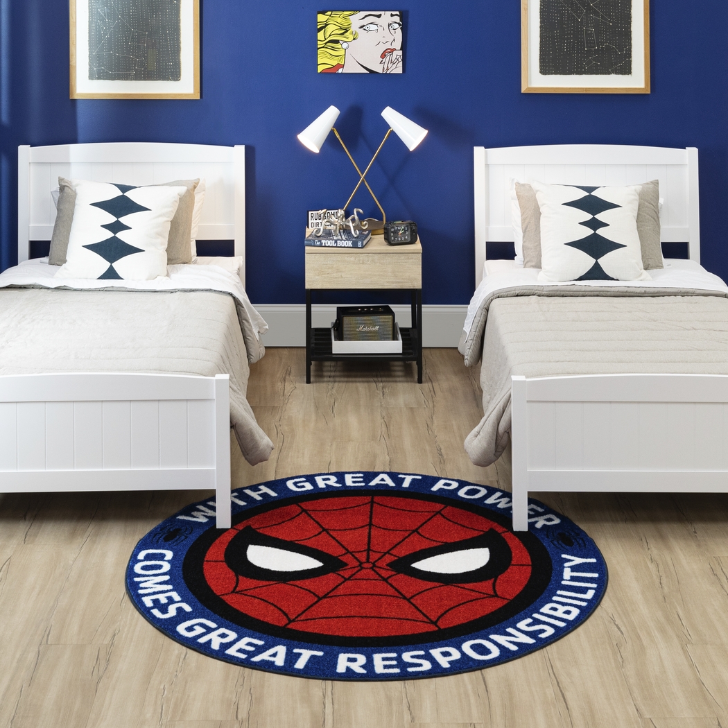 Kids Disney Spider-Man Power Multi 5' Round Rug - Thumbnail - Image 3