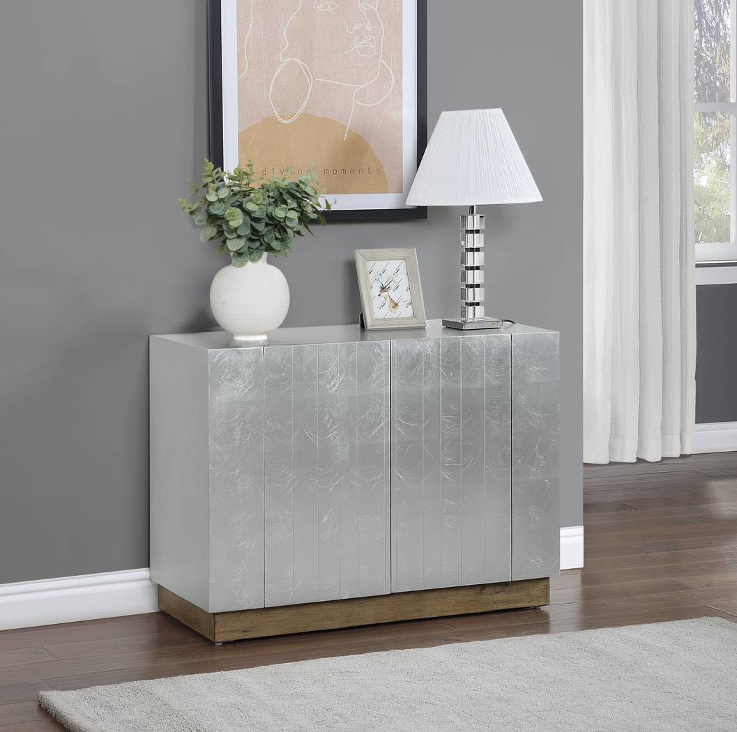 Spindletop Silver Accent Cabinet - Thumbnail - Image 2
