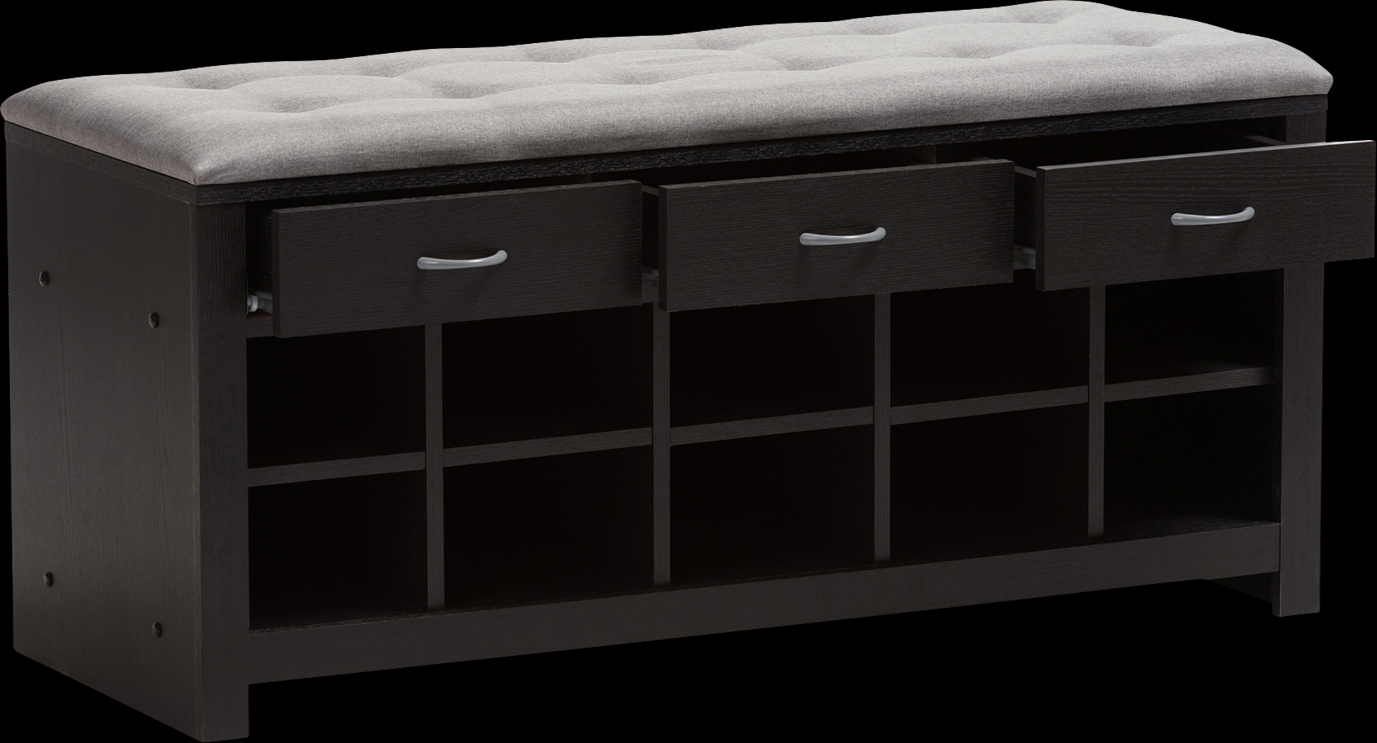 Spinnaker Gray Storage Bench - Thumbnail - Image 4