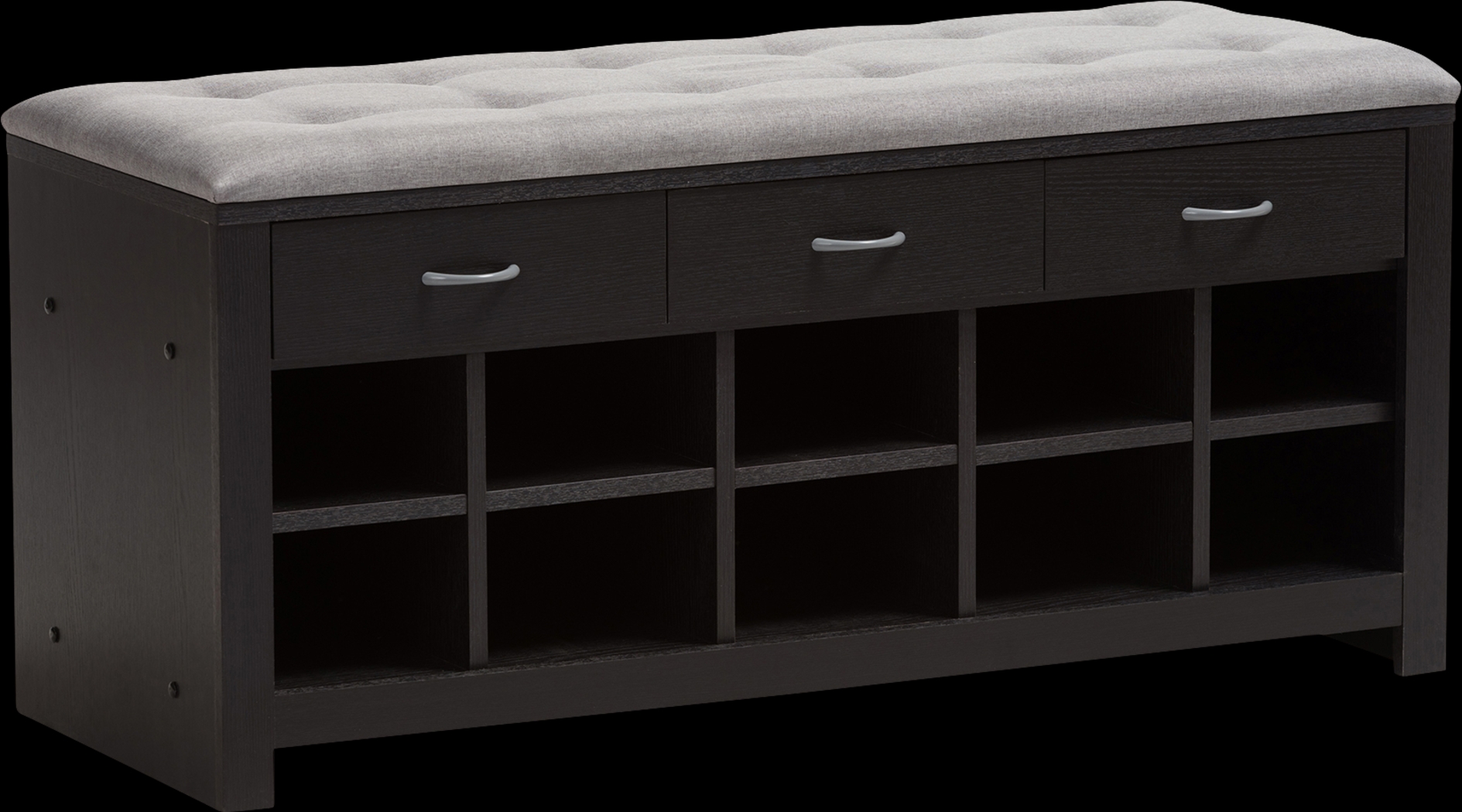 Spinnaker Gray Storage Bench - Thumbnail - Image 1