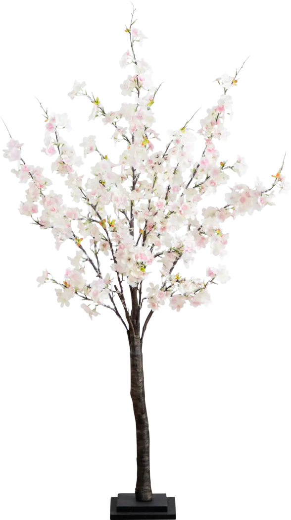 Spinuzza Pink Silk Tree with Lights - Thumbnail - Image 1