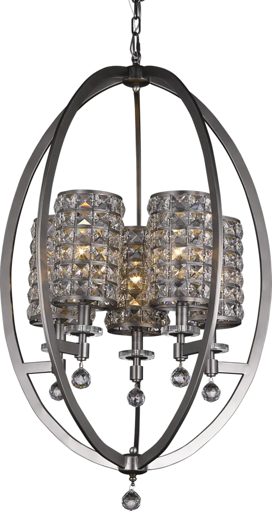 Spiral Galaxy Ovoid Chandelier - Thumbnail - Image 1