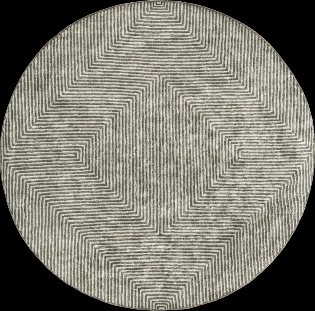 Splitbrook Charcoal 8' Round Rug - Thumbnail - Image 1