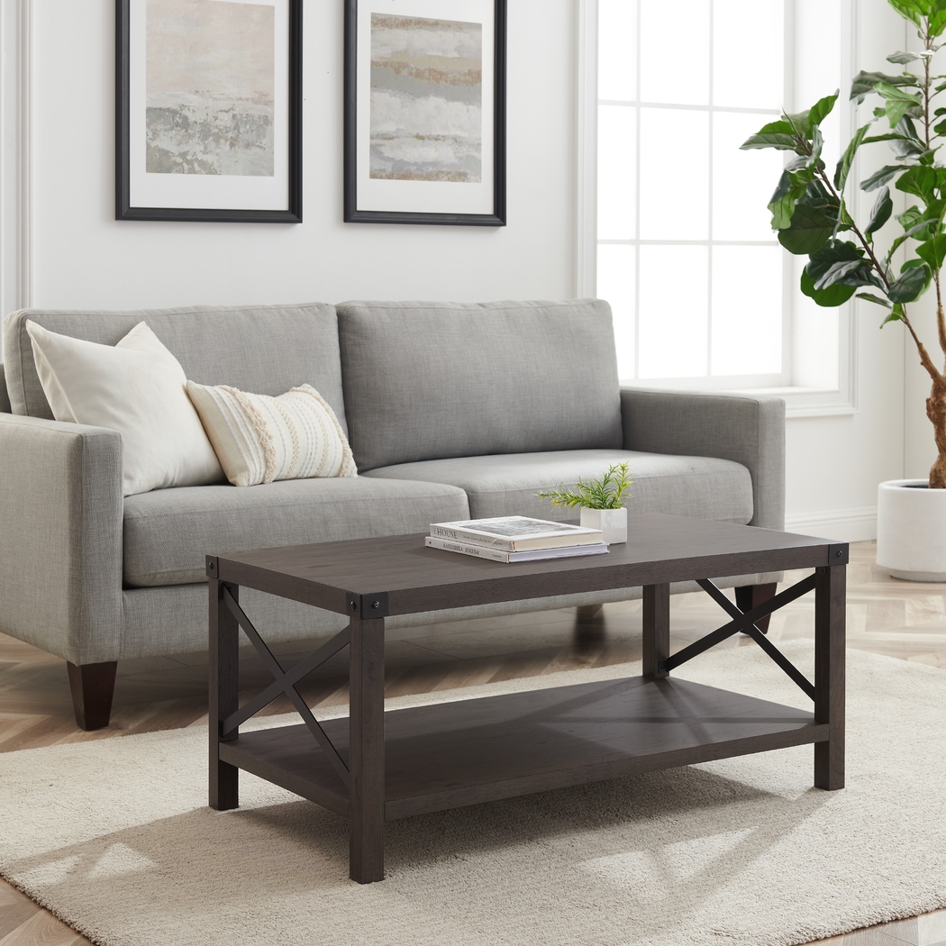 Splitrock Brown Cocktail Table - Thumbnail - Image 4