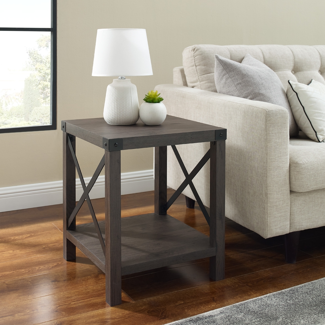 Splitrock Brown End Table - Thumbnail - Image 4