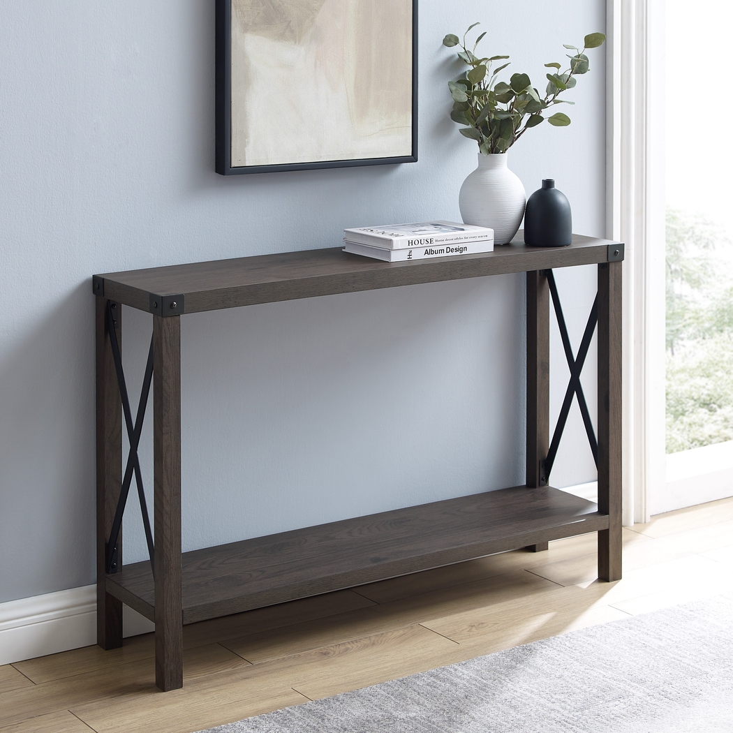 Splitrock Brown Sofa Table - Thumbnail - Image 4