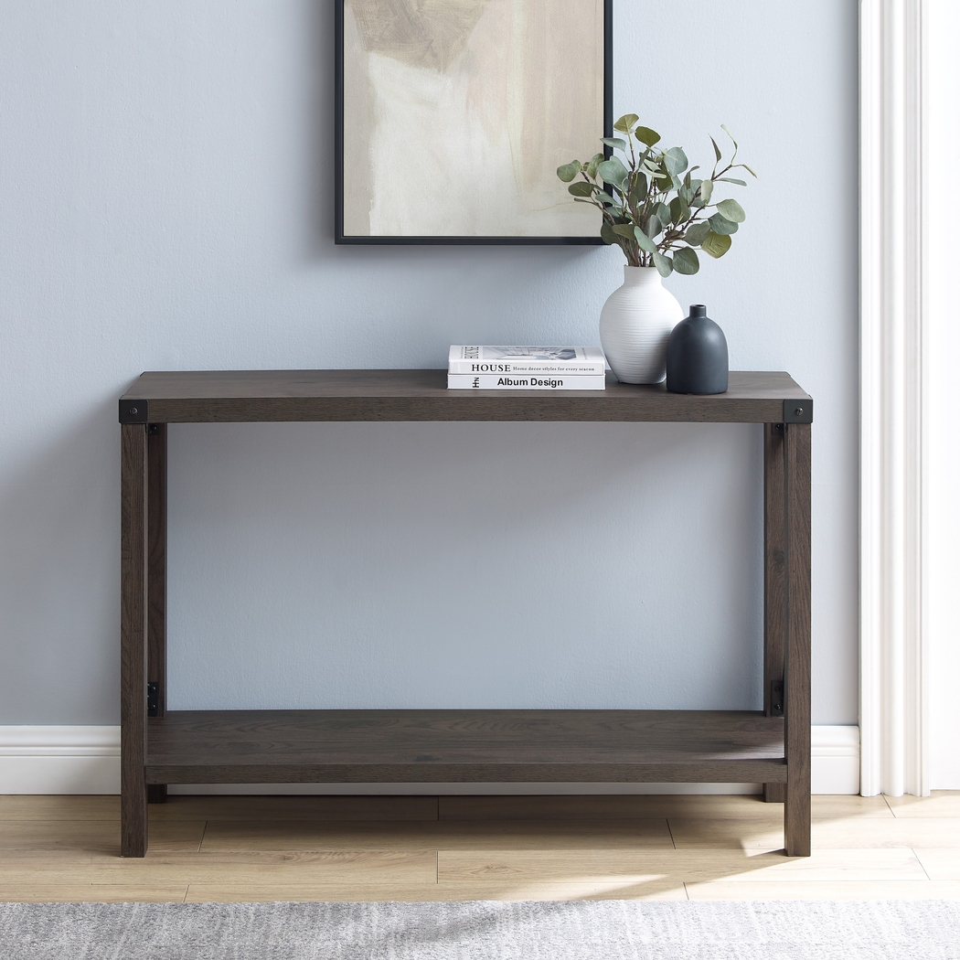 Splitrock Brown Sofa Table - Thumbnail - Image 5