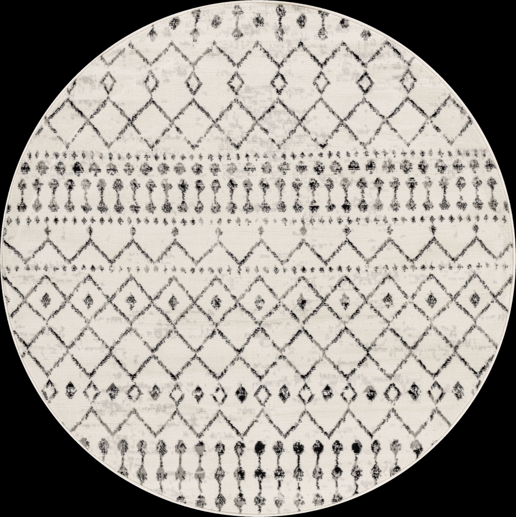 Spofford I Black 5'3 Round Rug - Thumbnail - Image 1