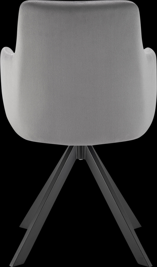 Spoklies Gray Swivel Arm Chair - Thumbnail - Image 3