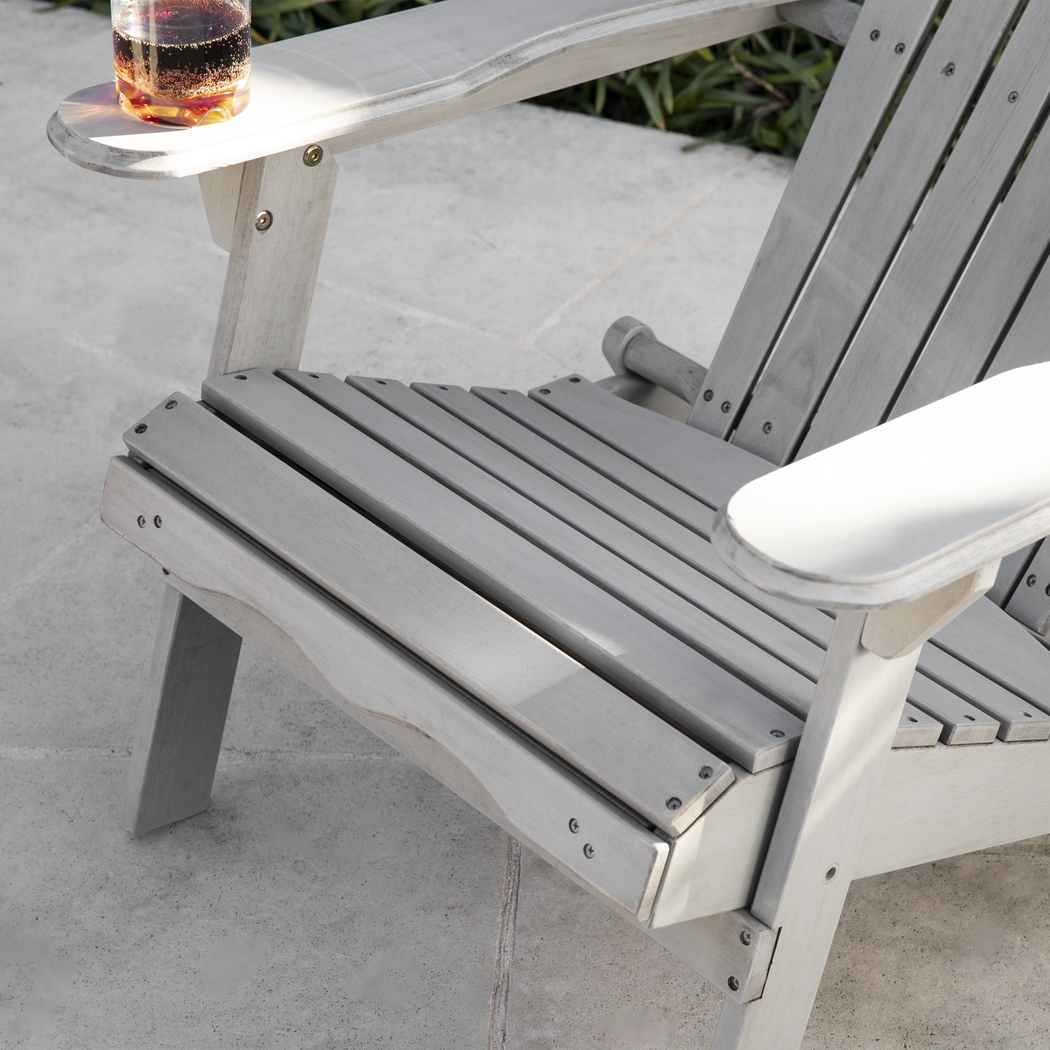 Spratly Gray Outdoor Accent Chair - Thumbnail - Image 3