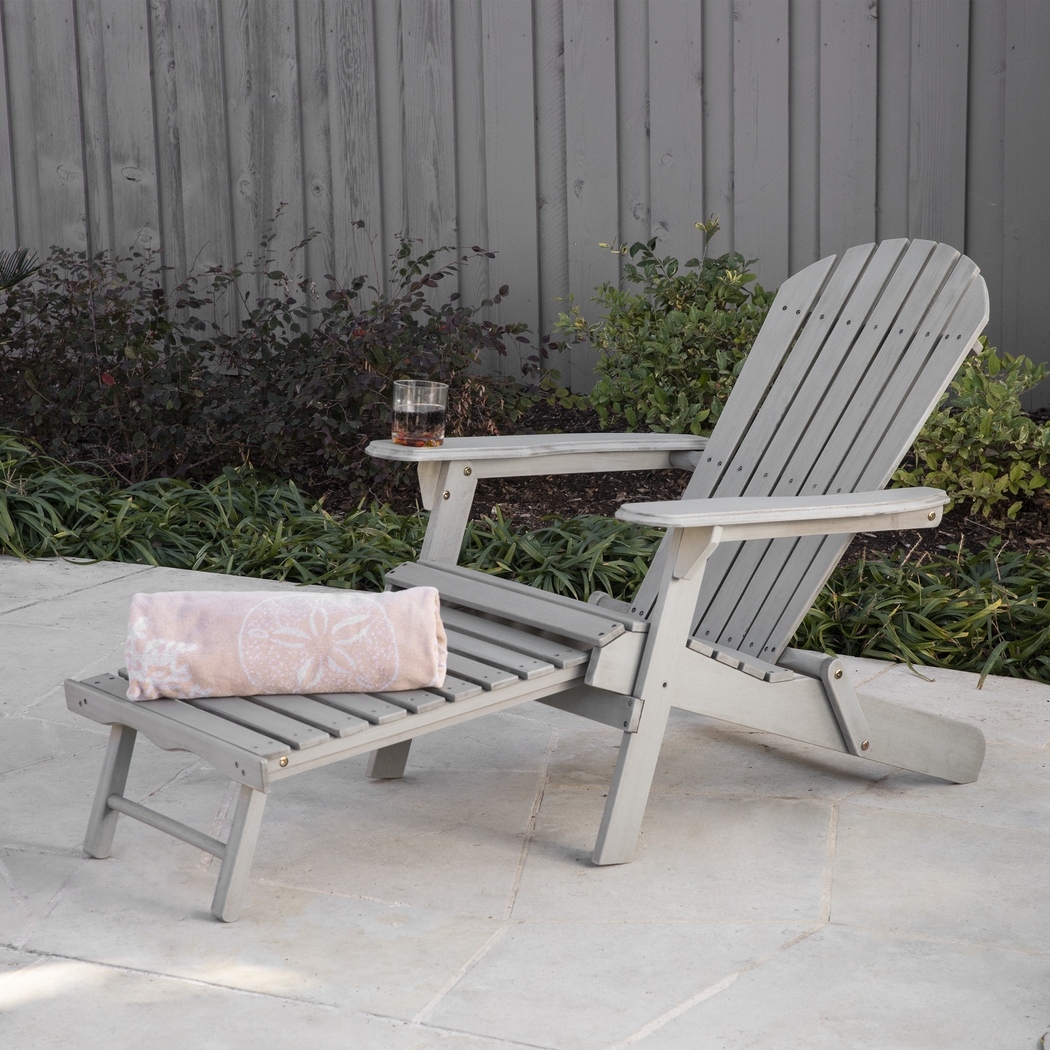 Spratly Gray Outdoor Accent Chair - Thumbnail - Image 4