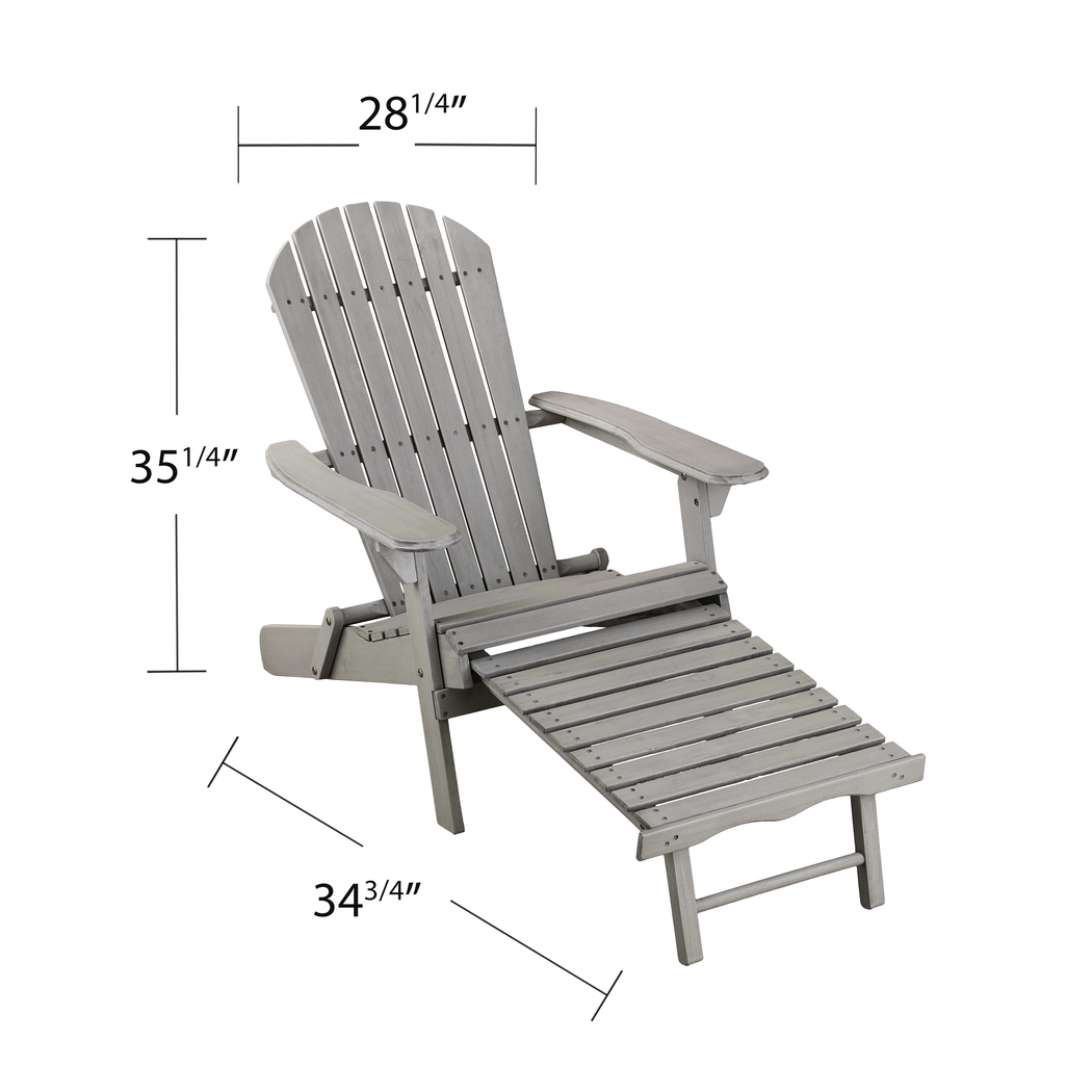 Spratly Gray Outdoor Accent Chair - Thumbnail - Image 7