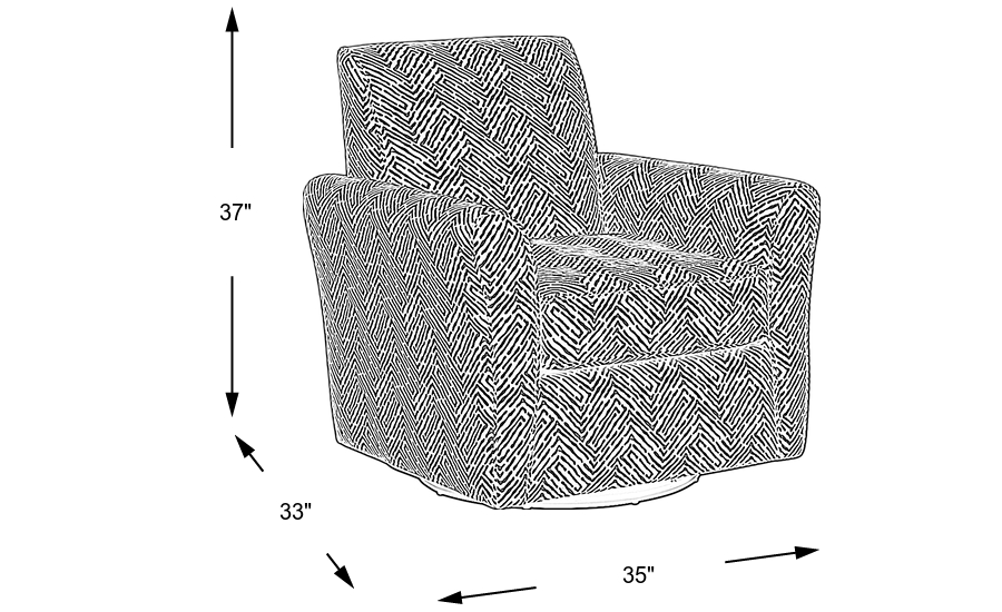 Dimension Image. Please refer to the Dimension Tab on this page for dimension details.