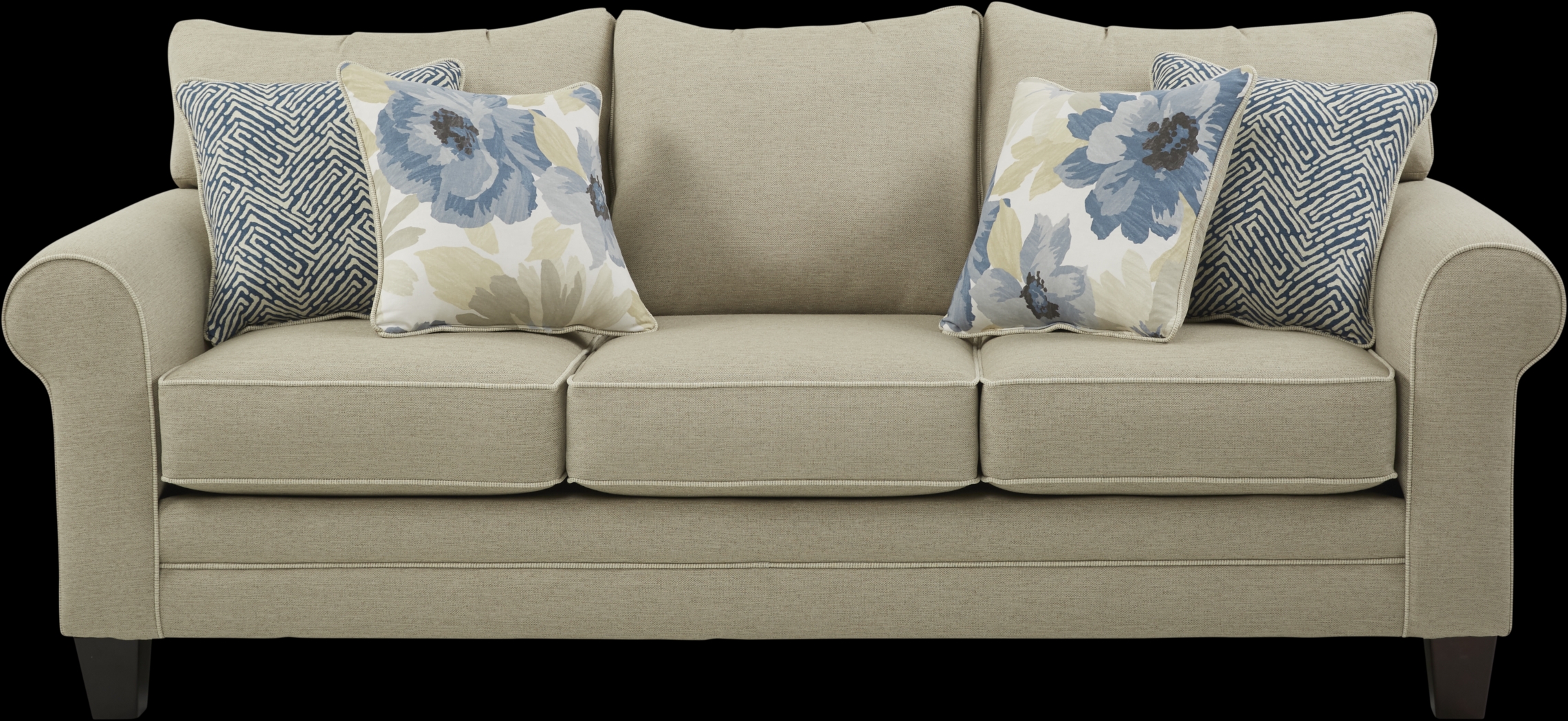 Spring Blooms Beige Sofa - Thumbnail - Image 1
