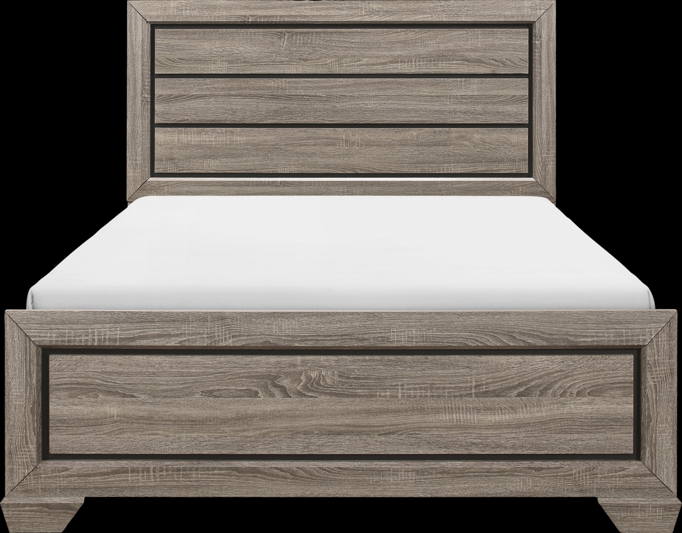 Spring Branch Gray 3 Pc Queen Bed - Thumbnail - Image 1