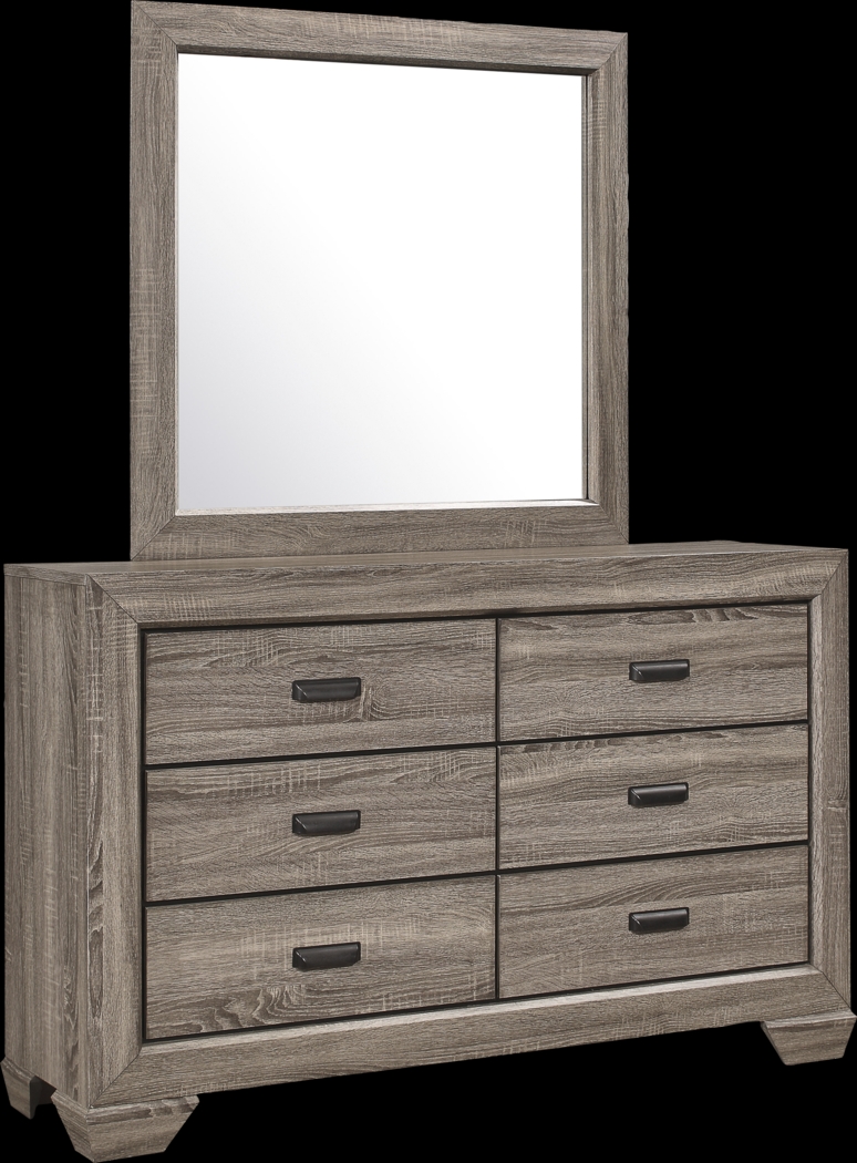 Spring Branch Gray Mirror - Thumbnail - Image 2