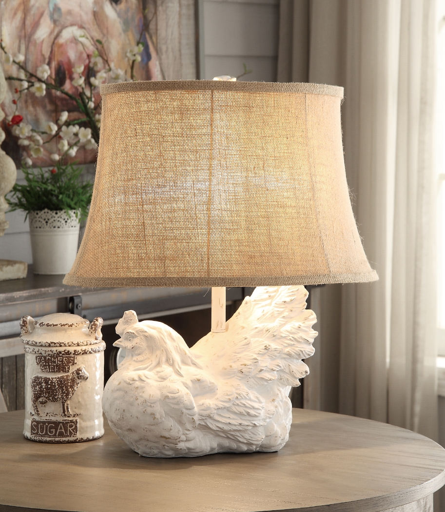 Spring Chicken White Table Lamps, Set of 2 - Thumbnail - Image 2