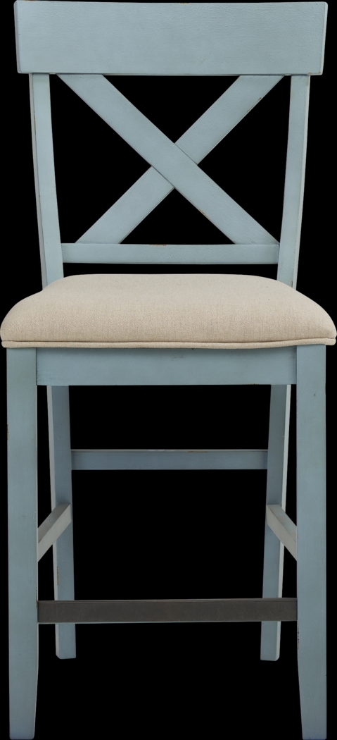 Spring Cottage Blue 5 Pc Counter Height Dining Set - Thumbnail - Image 6