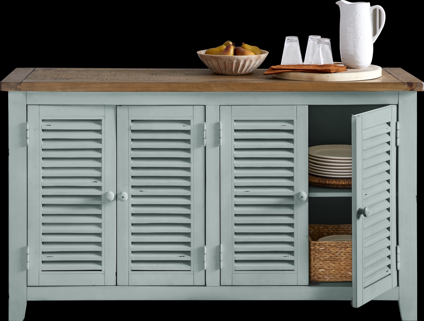 Spring Cottage Blue Server - Thumbnail - Image 3