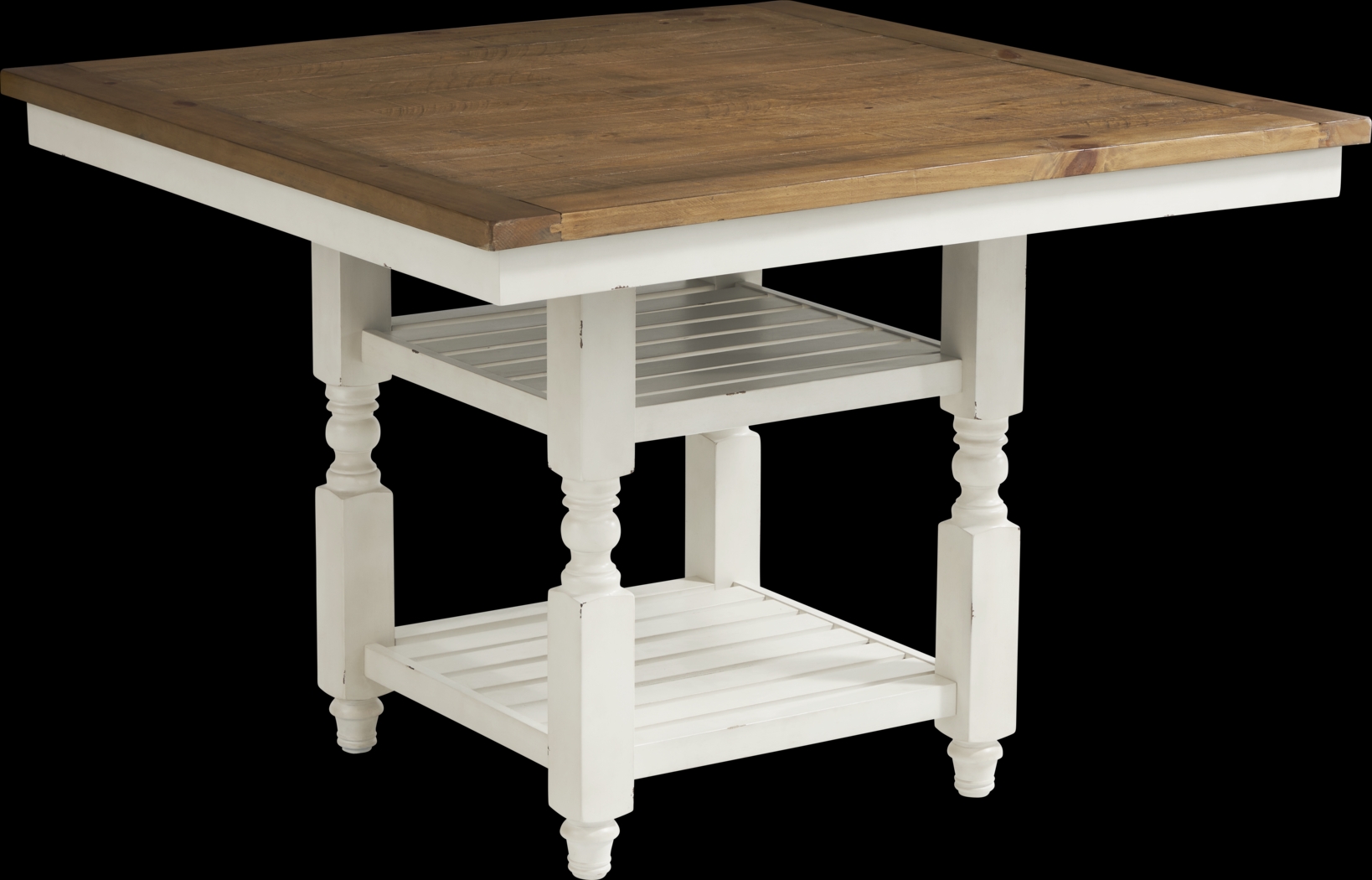 Spring Cottage White 5 Pc Counter Height Dining Set - Thumbnail - Image 2