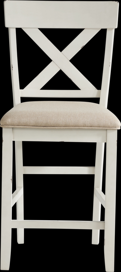 Spring Cottage White 5 Pc Counter Height Dining Set - Thumbnail - Image 6