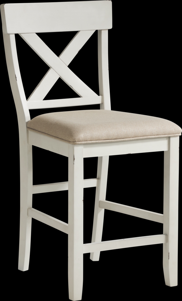 Spring Cottage White 5 Pc Counter Height Dining Set - Thumbnail - Image 5