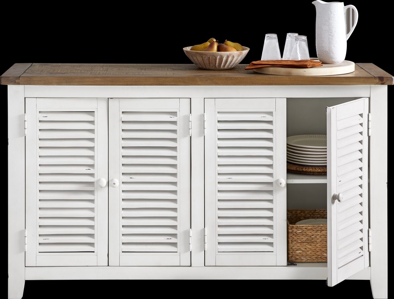 Spring Cottage White Server - Thumbnail - Image 3