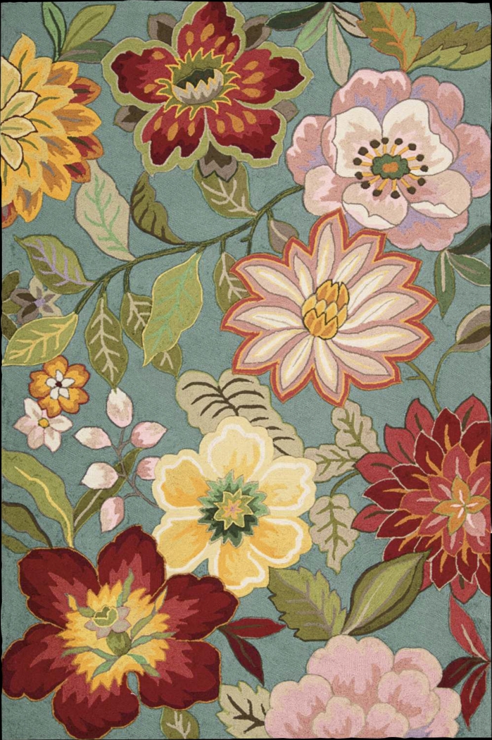 Spring Flowers Blue  8' x 10'6 Rug - Thumbnail - Image 1