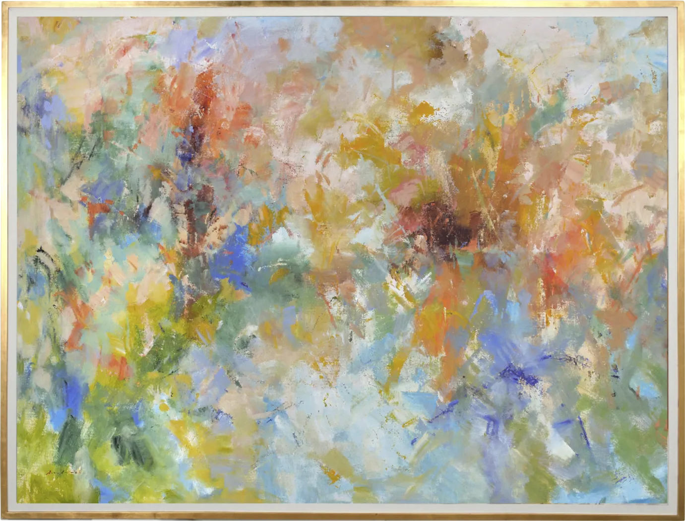 Spring Meadow Gold Wall Art - Thumbnail - Image 1