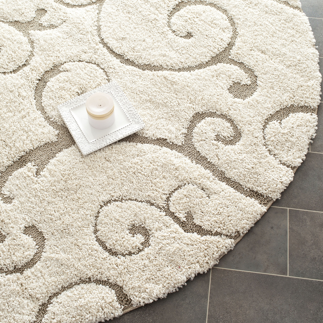 Spring Villa Beige 8' Round Rug - Thumbnail - Image 3