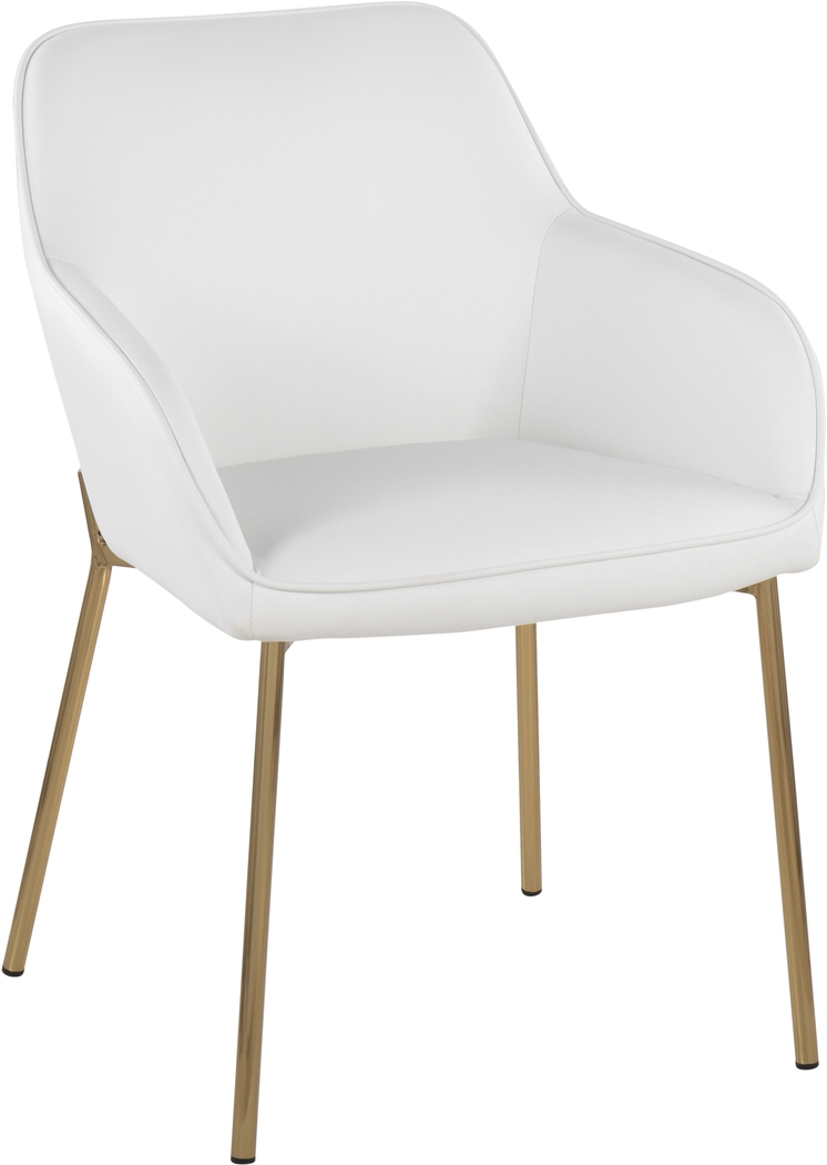 Springmire I White Dining Chair Set of 2 - Thumbnail - Image 2