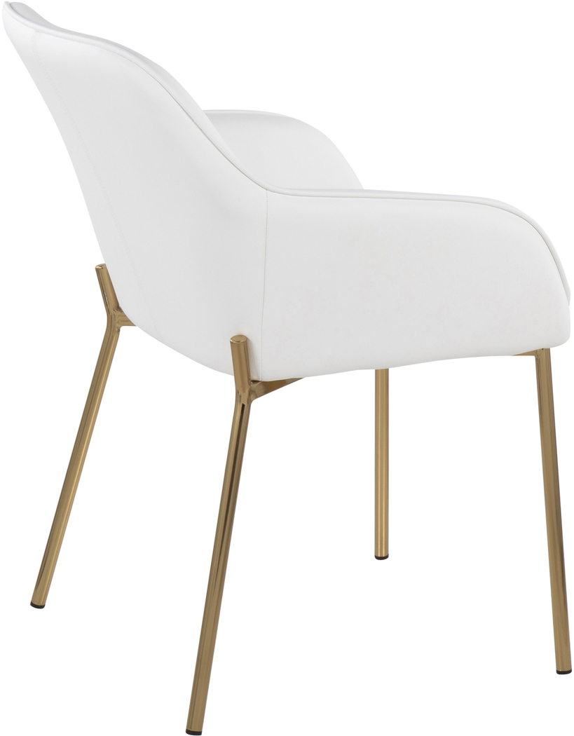 Springmire I White Dining Chair Set of 2 - Thumbnail - Image 4