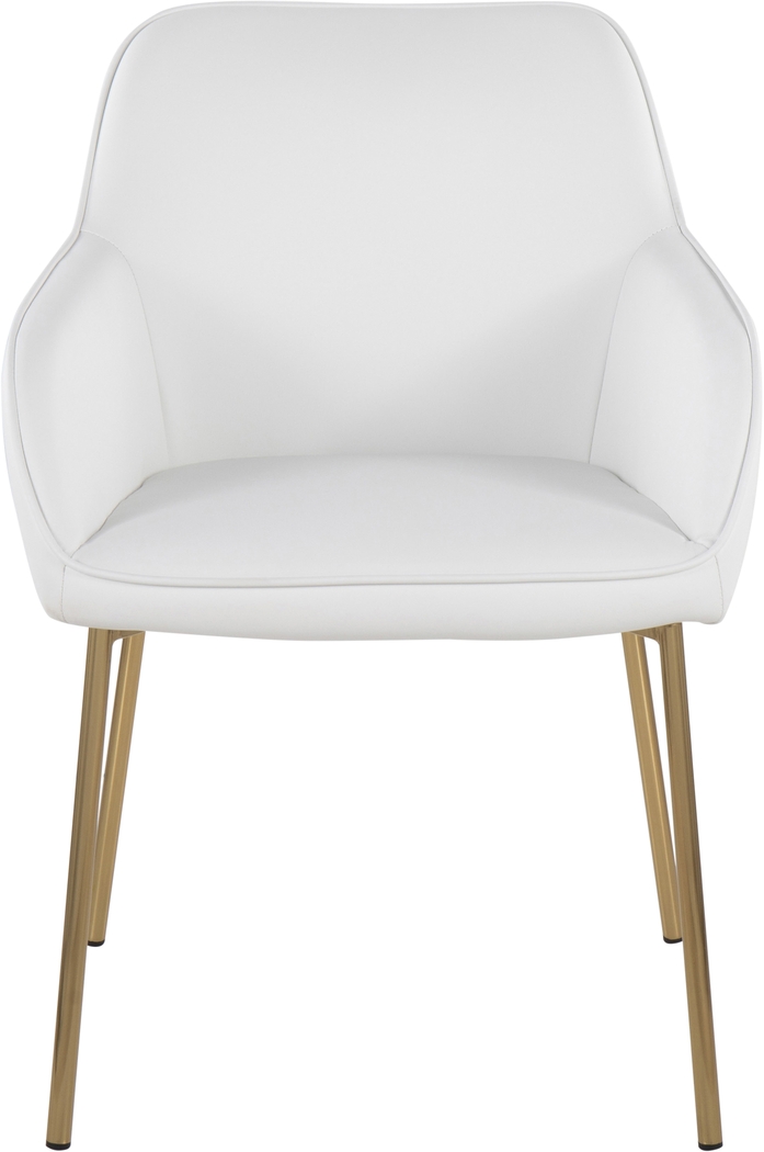 Springmire I White Dining Chair Set of 2 - Thumbnail - Image 6