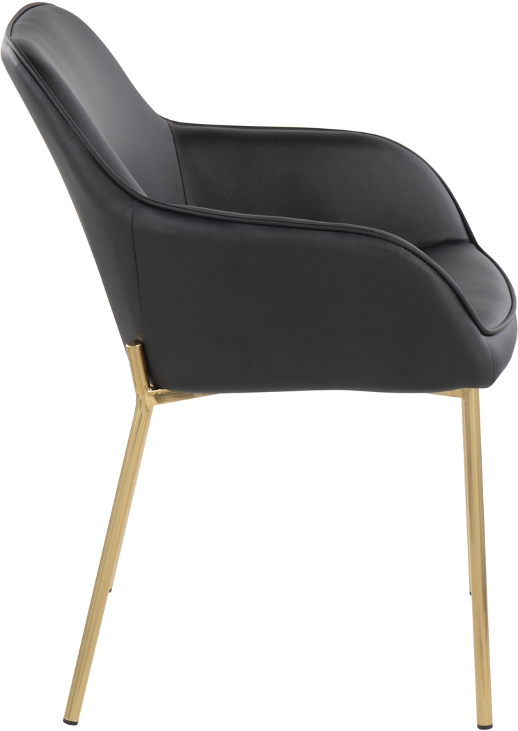 Springmire I Black Dining Chair Set of 2 - Thumbnail - Image 3